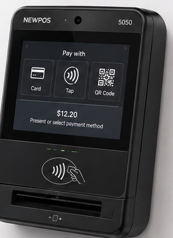 EZ2C5010 POS unattended payment terminal front view
